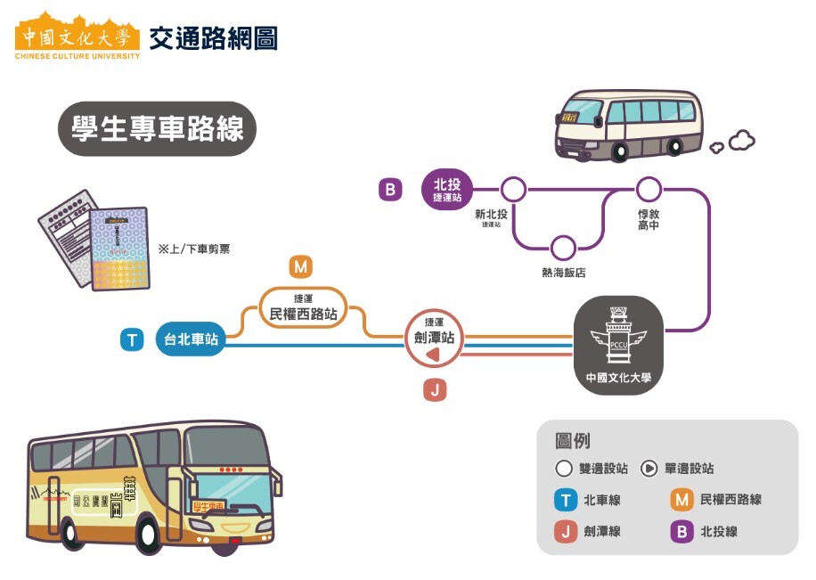 文大交通與校車班次查詢